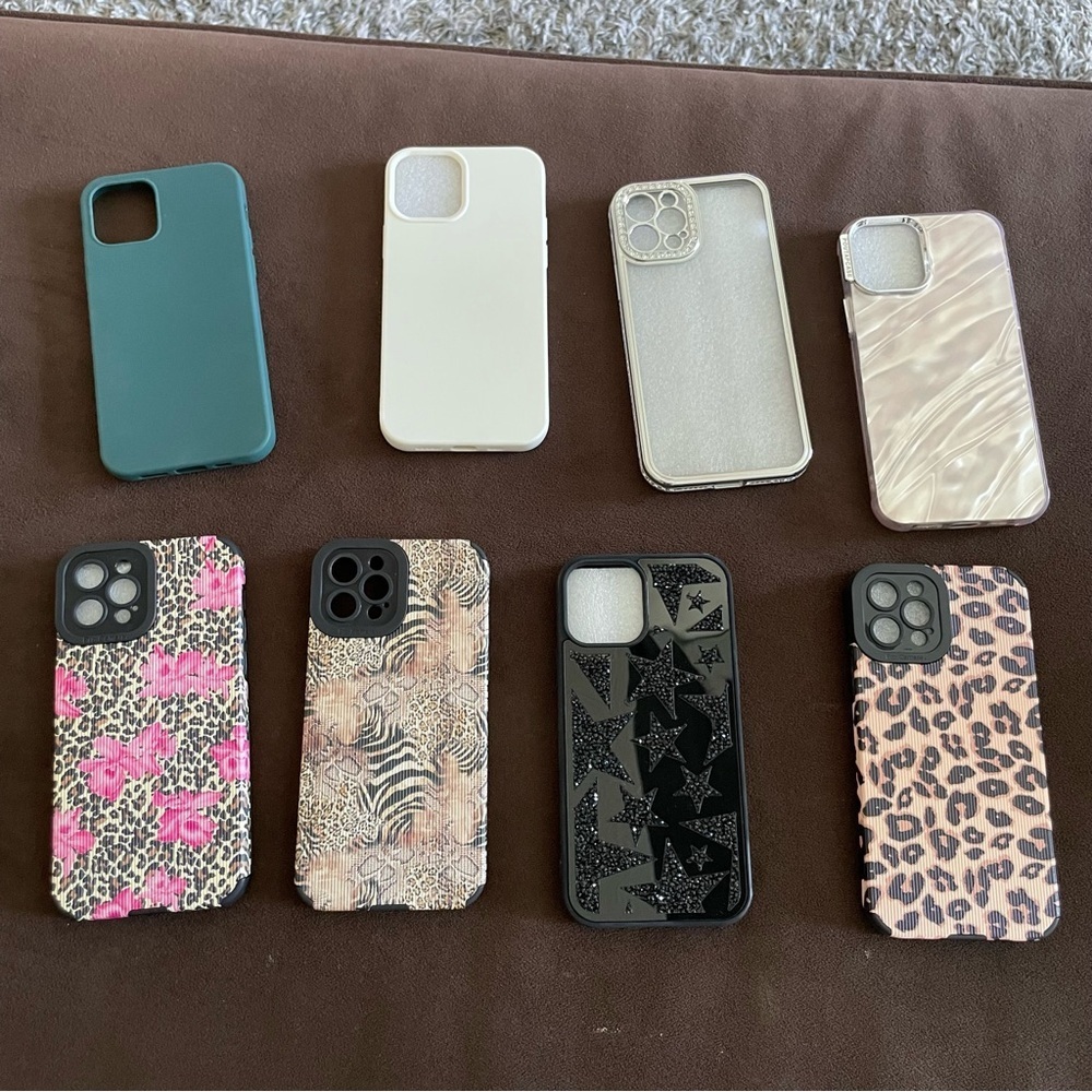 Lot of 8 NIB iPhone 12 Pro phone cases